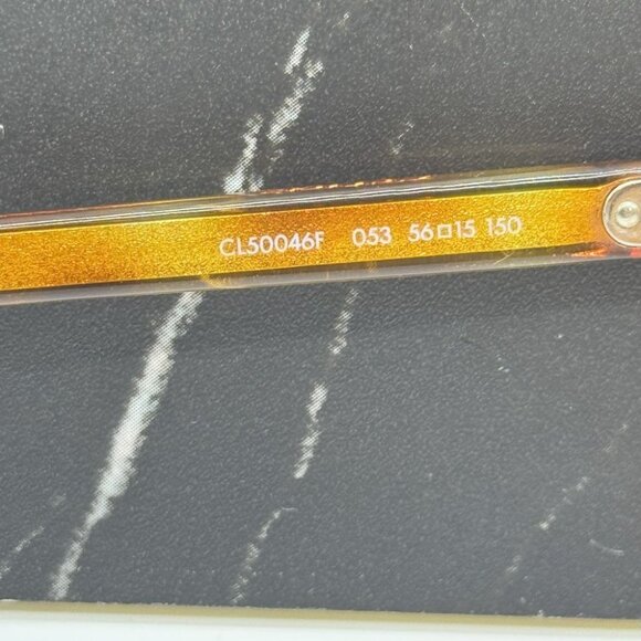 NEW CELINE CL50046F 053 HAVANA ROUND UNISEX CELINE EYEGLASSES - Picture 9 of 11